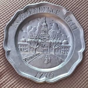 BEXTON Independence Hall 1776 Tin Memorial Plate
